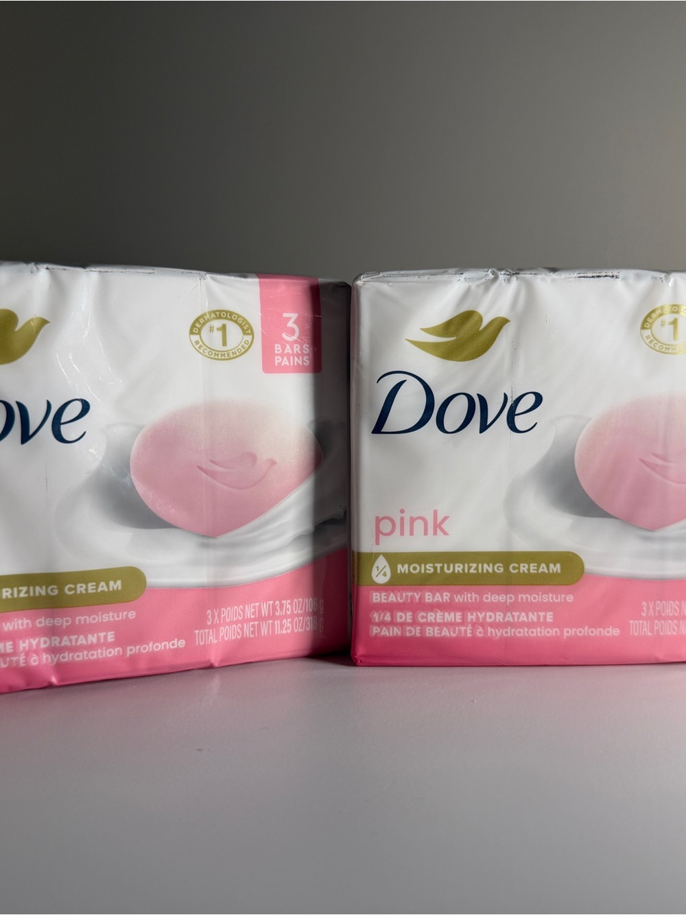 Dove Pink Beauty Bar 6 Bars 3.75 oz Each NEW